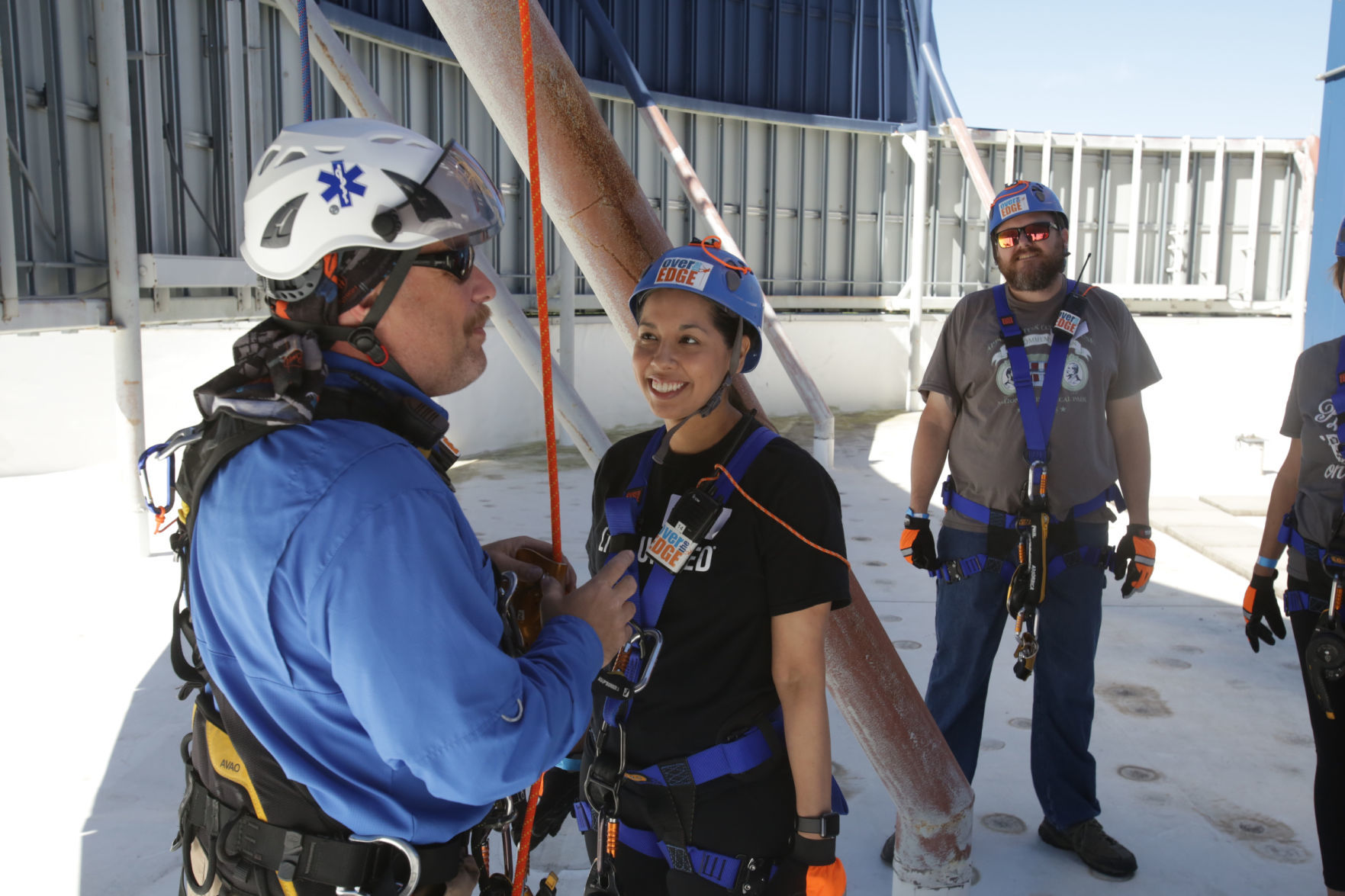Lake Area United Way Rappelling